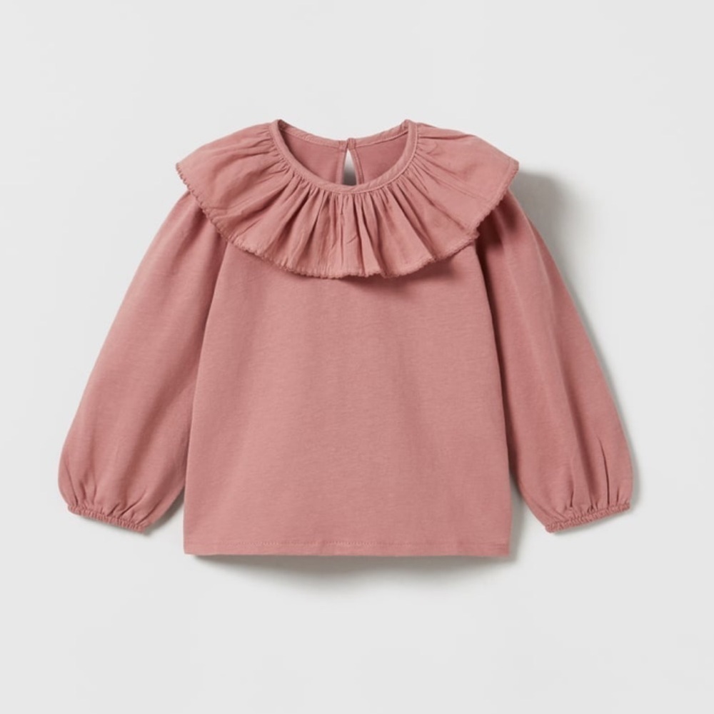 Zara Bib Collar Oversized Blouse